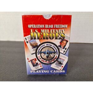 Brand New Sealed Operations Iraqi Freedom US Military Heroes Playing Cards